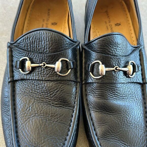 Martin Dingman Addison Horse Bit Calf-Skin Loafer Men’s Sz 13 - Picture 15 of 16